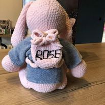 Doudou Lapin rose