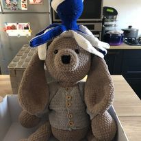 Doudou Lapin (Fabriqué sur commande)