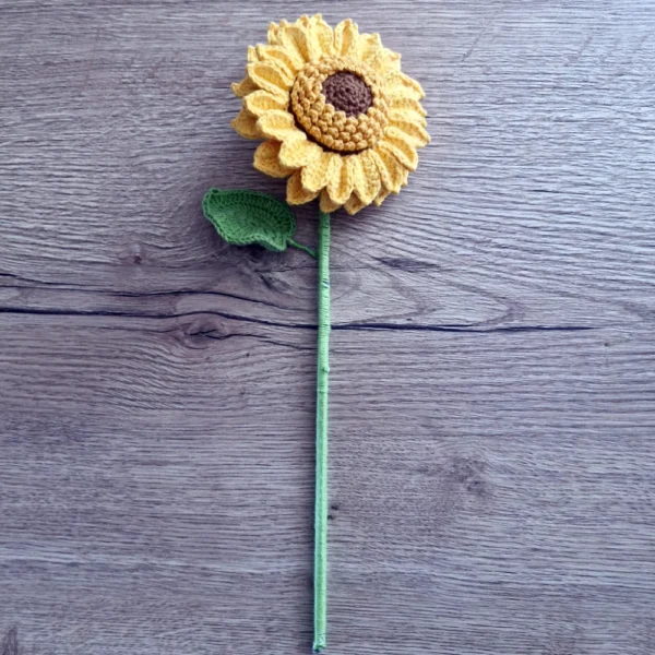 Tournesol en Crochet Fait Main