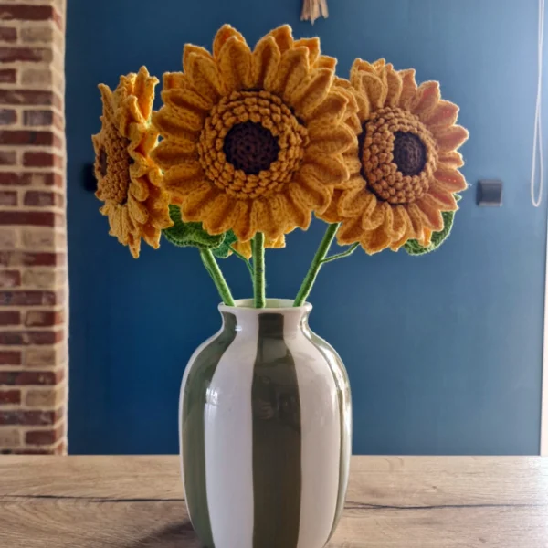 Tournesol en Crochet Fait Main